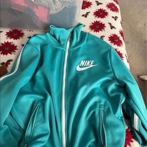 nike track sweater size small